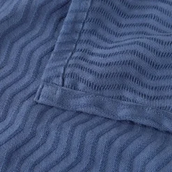 SUPERIOR® Jena Jacquard Weave Textured Chevron Cotton Multi-Use Throw