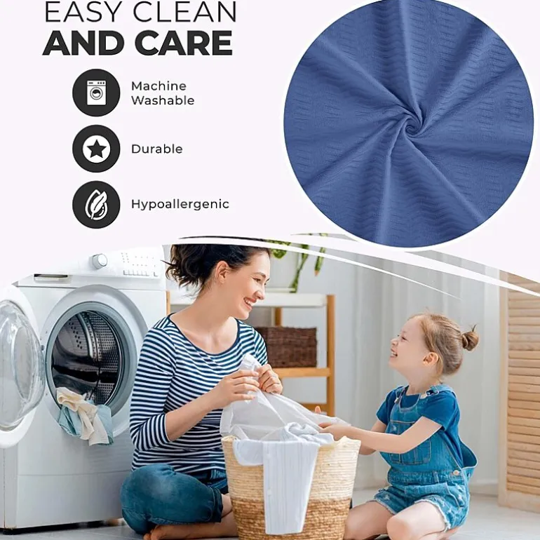SUPERIOR® Jena Jacquard Weave Textured Chevron Cotton Multi-Use Throw