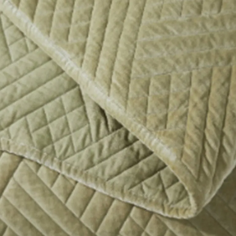 SUPERIOR® Karina Cotton Velvet Geometric Glam Quilt
