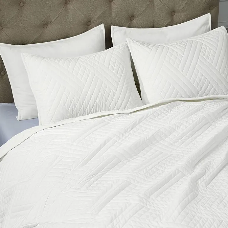 SUPERIOR® Karina Cotton Velvet Geometric Glam Quilt
