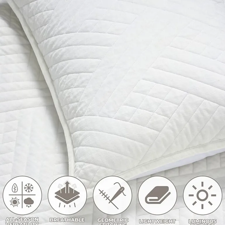 SUPERIOR® Karina Cotton Velvet Geometric Glam Quilt