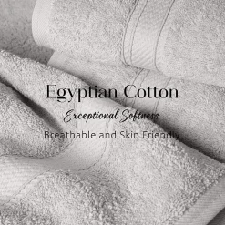 SUPERIOR® Madeline Collection | Plush Egyptian Cotton 6-pc. Quick Dry Solid Bath Towel Set