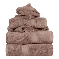 SUPERIOR® Madeline Collection | Plush Egyptian Cotton 6-pc. Quick Dry Solid Bath Towel Set