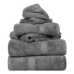 SUPERIOR® Madeline Collection | Plush Egyptian Cotton 6-pc. Quick Dry Solid Bath Towel Set