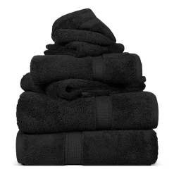 SUPERIOR® Madeline Collection | Plush Egyptian Cotton 6-pc. Quick Dry Solid Bath Towel Set