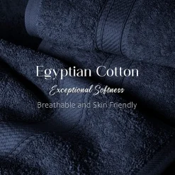 SUPERIOR® Madeline Collection | Plush Egyptian Cotton 6-pc. Quick Dry Solid Bath Towel Set