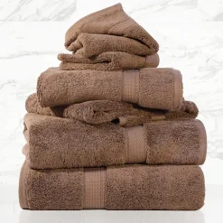 SUPERIOR® Madeline Collection | Plush Egyptian Cotton 6-pc. Quick Dry Solid Bath Towel Set