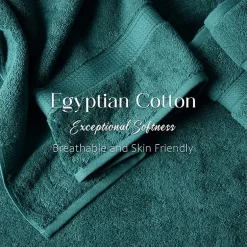 SUPERIOR® Madeline Collection | Plush Egyptian Cotton 6-pc. Quick Dry Solid Bath Towel Set