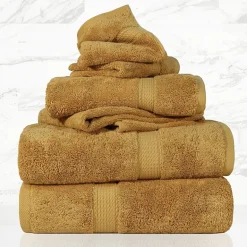 SUPERIOR® Madeline Collection | Plush Egyptian Cotton 6-pc. Quick Dry Solid Bath Towel Set