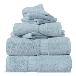 SUPERIOR® Madeline Collection | Plush Egyptian Cotton 6-pc. Quick Dry Solid Bath Towel Set