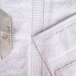 SUPERIOR® Madeline Collection | Plush Egyptian Cotton 8-pc. Quick Dry Solid Bath Towel Set
