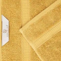 SUPERIOR® Madeline Collection | Plush Egyptian Cotton 8-pc. Quick Dry Solid Bath Towel Set