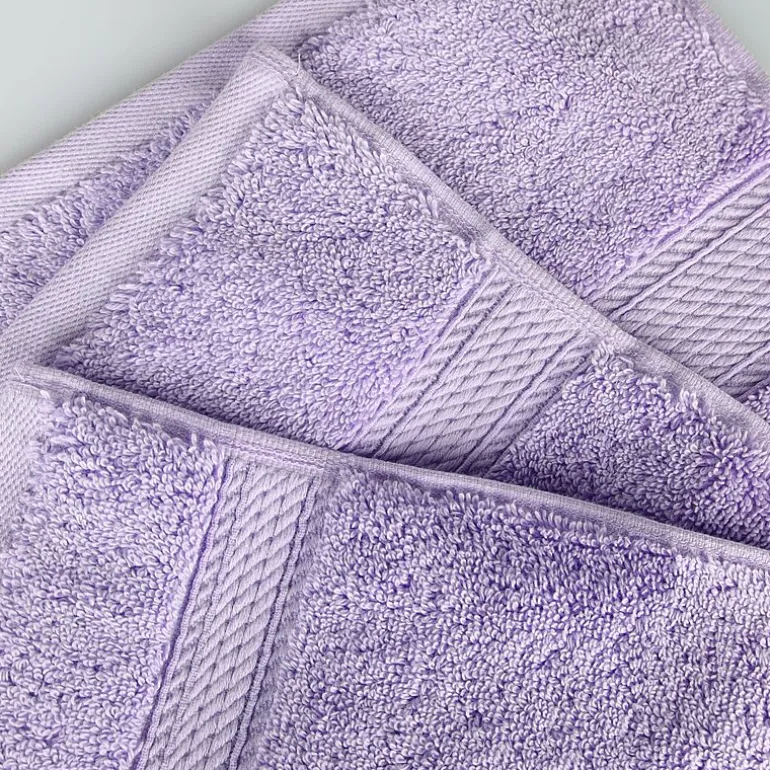 SUPERIOR® Madeline Collection | Plush Egyptian Cotton 8-pc. Quick Dry Solid Bath Towel Set