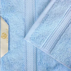 SUPERIOR® Madeline Collection | Plush Egyptian Cotton 8-pc. Quick Dry Solid Bath Towel Set