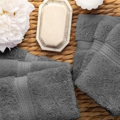 SUPERIOR® Madeline Collection | Plush Egyptian Cotton 6-pc. Quick Dry Washcloth