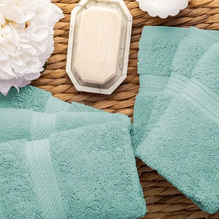 SUPERIOR® Madeline Collection | Plush Egyptian Cotton 6-pc. Quick Dry Washcloth