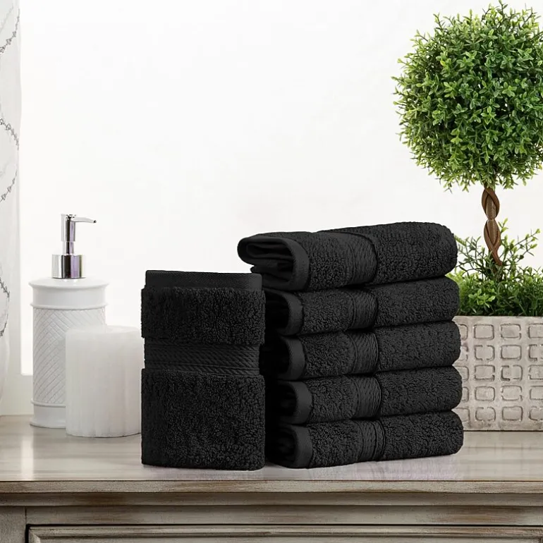 SUPERIOR® Madeline Collection | Plush Egyptian Cotton 6-pc. Quick Dry Washcloth