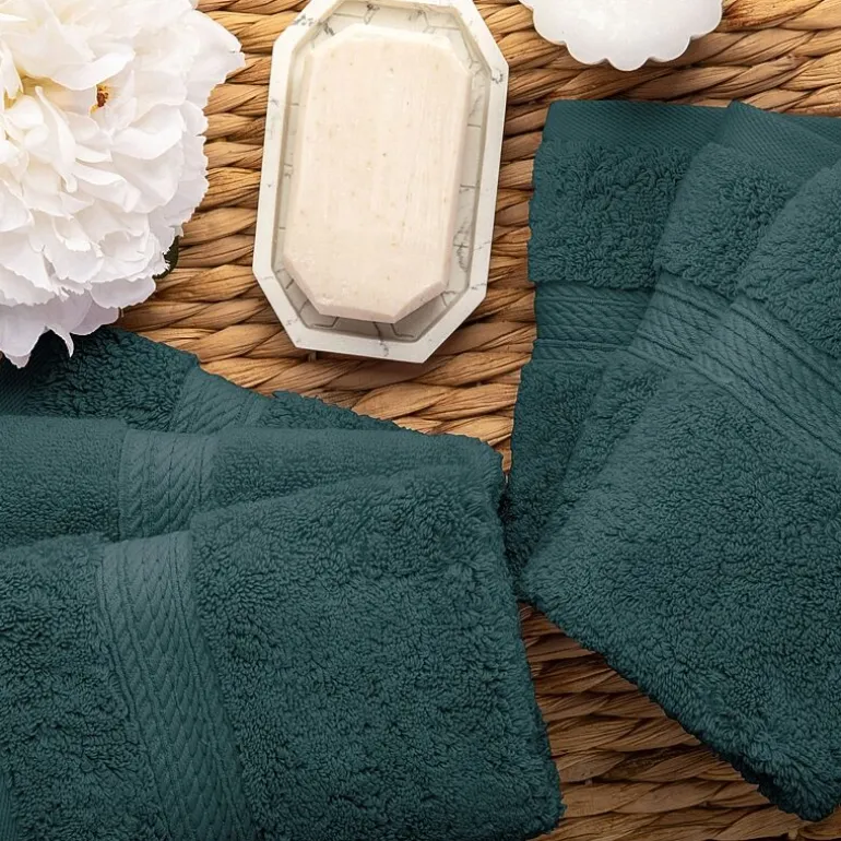 SUPERIOR® Madeline Collection | Plush Egyptian Cotton 6-pc. Quick Dry Washcloth
