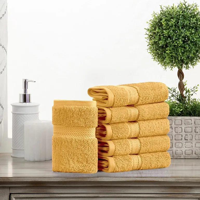 SUPERIOR® Madeline Collection | Plush Egyptian Cotton 6-pc. Quick Dry Washcloth