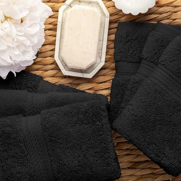 SUPERIOR® Madeline Collection | Plush Egyptian Cotton 6-pc. Quick Dry Washcloth