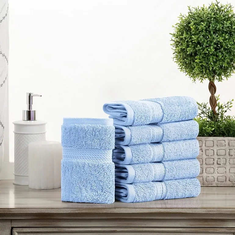 SUPERIOR® Madeline Collection | Plush Egyptian Cotton 6-pc. Quick Dry Washcloth