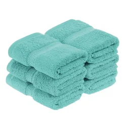 SUPERIOR® Madeline Collection | Plush Egyptian Cotton 6-pc. Quick Dry Washcloth