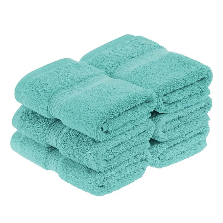 SUPERIOR® Madeline Collection | Plush Egyptian Cotton 6-pc. Quick Dry Washcloth