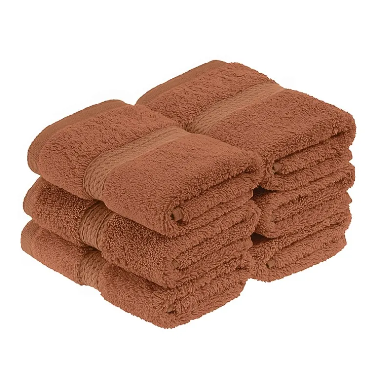 SUPERIOR® Madeline Collection | Plush Egyptian Cotton 6-pc. Quick Dry Washcloth
