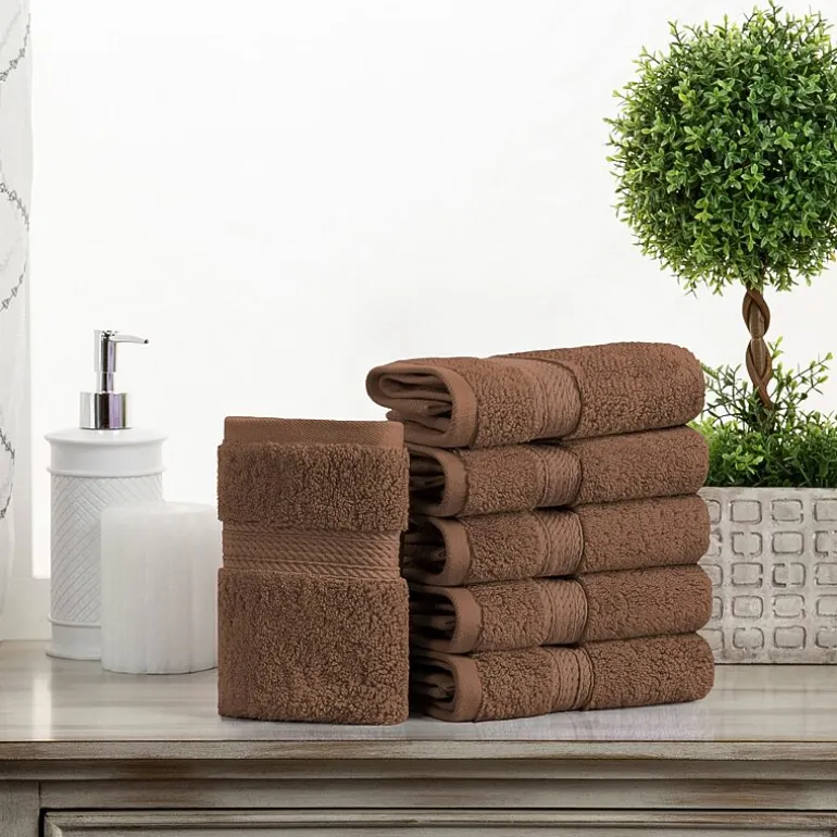 SUPERIOR® Madeline Collection | Plush Egyptian Cotton 6-pc. Quick Dry Washcloth