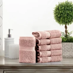 SUPERIOR® Madeline Collection | Plush Egyptian Cotton 6-pc. Quick Dry Washcloth