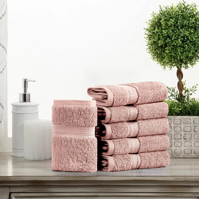 SUPERIOR® Madeline Collection | Plush Egyptian Cotton 6-pc. Quick Dry Washcloth
