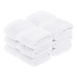 SUPERIOR® Madeline Collection | Plush Egyptian Cotton 6-pc. Quick Dry Washcloth