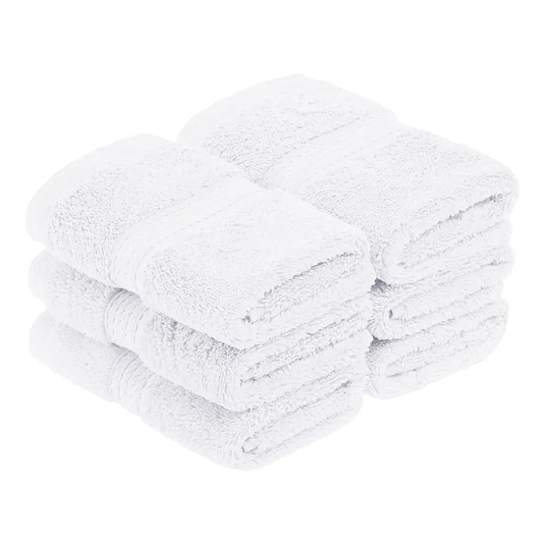 SUPERIOR® Madeline Collection | Plush Egyptian Cotton 6-pc. Quick Dry Washcloth
