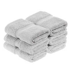 SUPERIOR® Madeline Collection | Plush Egyptian Cotton 6-pc. Quick Dry Washcloth