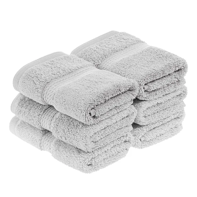 SUPERIOR® Madeline Collection | Plush Egyptian Cotton 6-pc. Quick Dry Washcloth