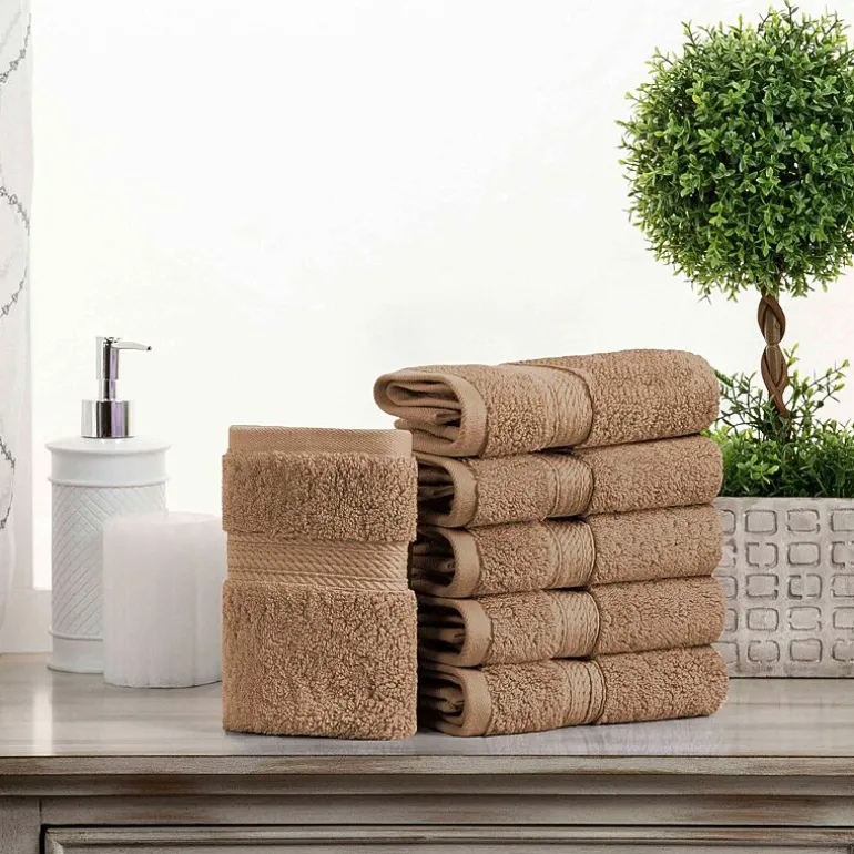 SUPERIOR® Madeline Collection | Plush Egyptian Cotton 6-pc. Quick Dry Washcloth