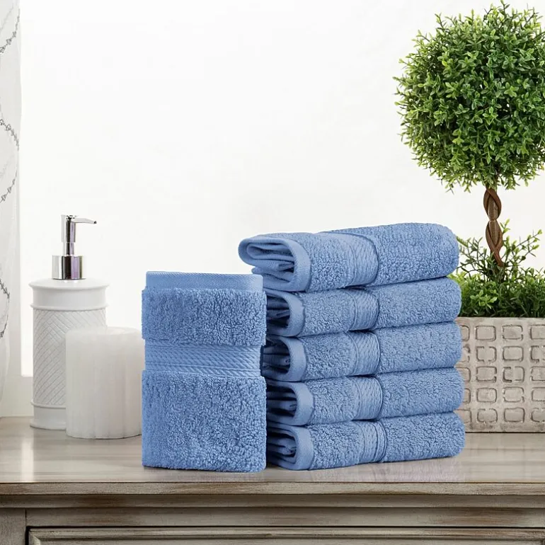 SUPERIOR® Madeline Collection | Plush Egyptian Cotton 6-pc. Quick Dry Washcloth