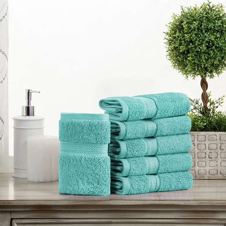 SUPERIOR® Madeline Collection | Plush Egyptian Cotton 6-pc. Quick Dry Washcloth