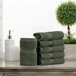 SUPERIOR® Madeline Collection | Plush Egyptian Cotton 6-pc. Quick Dry Washcloth