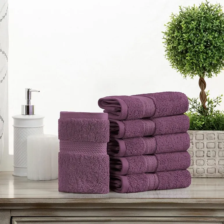 SUPERIOR® Madeline Collection | Plush Egyptian Cotton 6-pc. Quick Dry Washcloth
