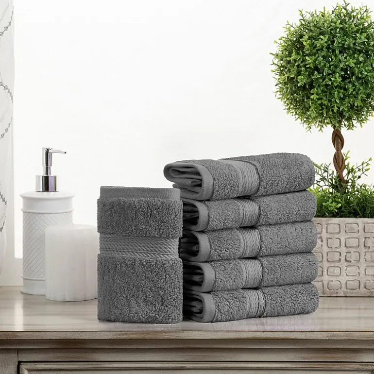 SUPERIOR® Madeline Collection | Plush Egyptian Cotton 6-pc. Quick Dry Washcloth