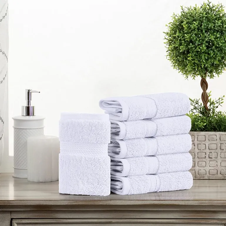 SUPERIOR® Madeline Collection | Plush Egyptian Cotton 6-pc. Quick Dry Washcloth