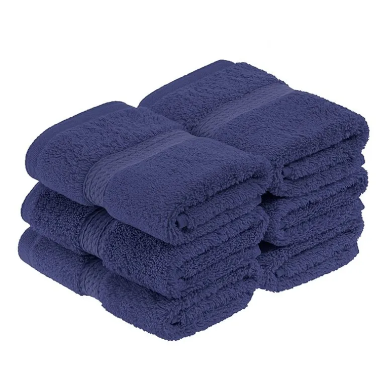 SUPERIOR® Madeline Collection | Plush Egyptian Cotton 6-pc. Quick Dry Washcloth