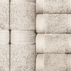 SUPERIOR® Madeline Collection | Plush Egyptian Cotton 6-pc. Quick Dry Washcloth