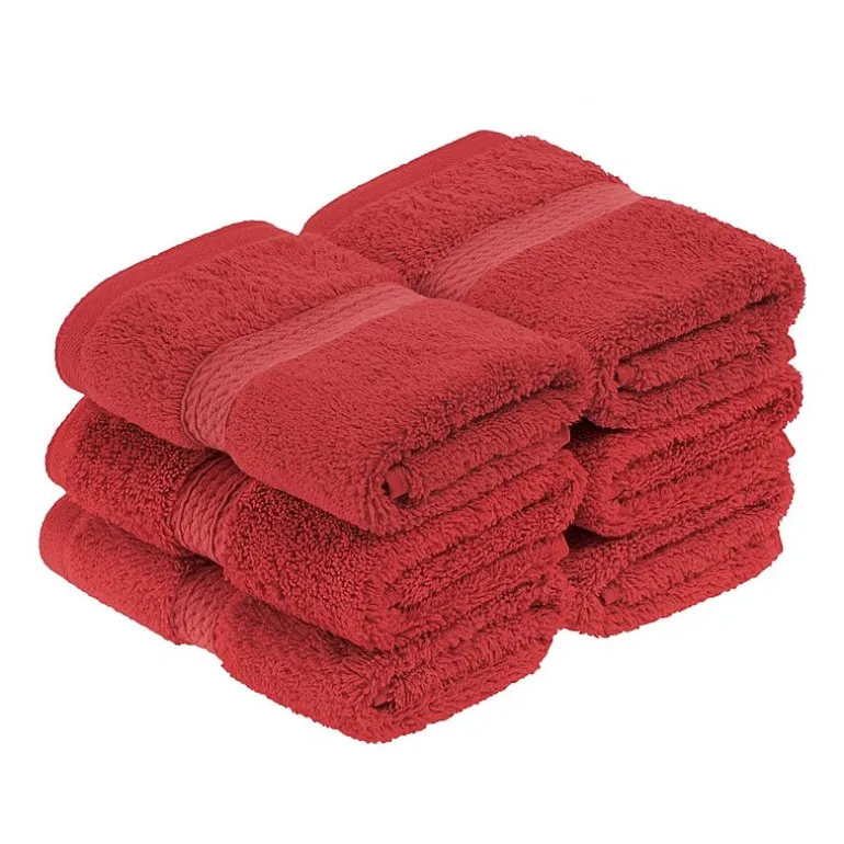 SUPERIOR® Madeline Collection | Plush Egyptian Cotton 6-pc. Quick Dry Washcloth