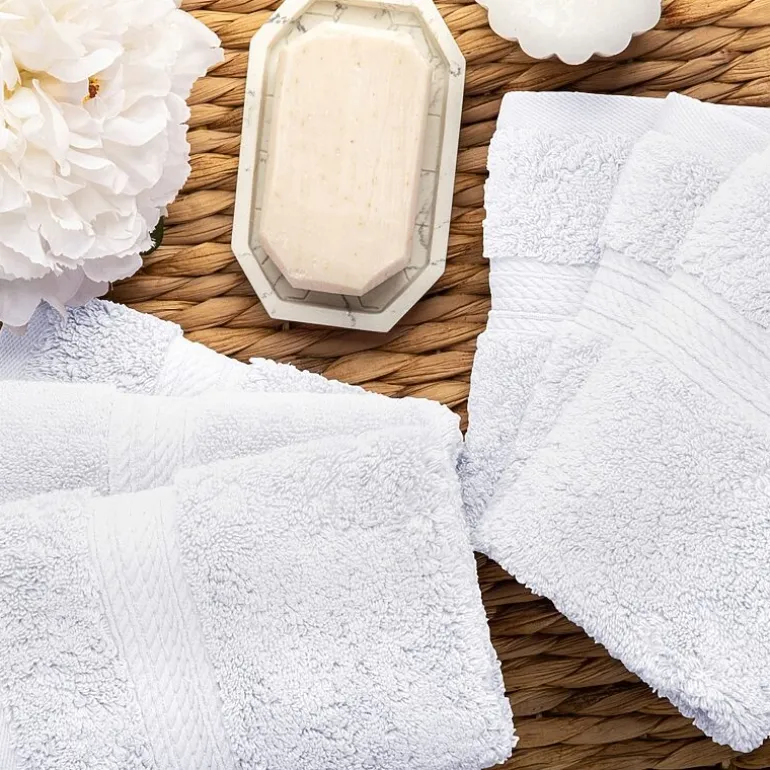 SUPERIOR® Madeline Collection | Plush Egyptian Cotton 6-pc. Quick Dry Washcloth