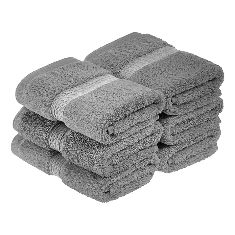 SUPERIOR® Madeline Collection | Plush Egyptian Cotton 6-pc. Quick Dry Washcloth