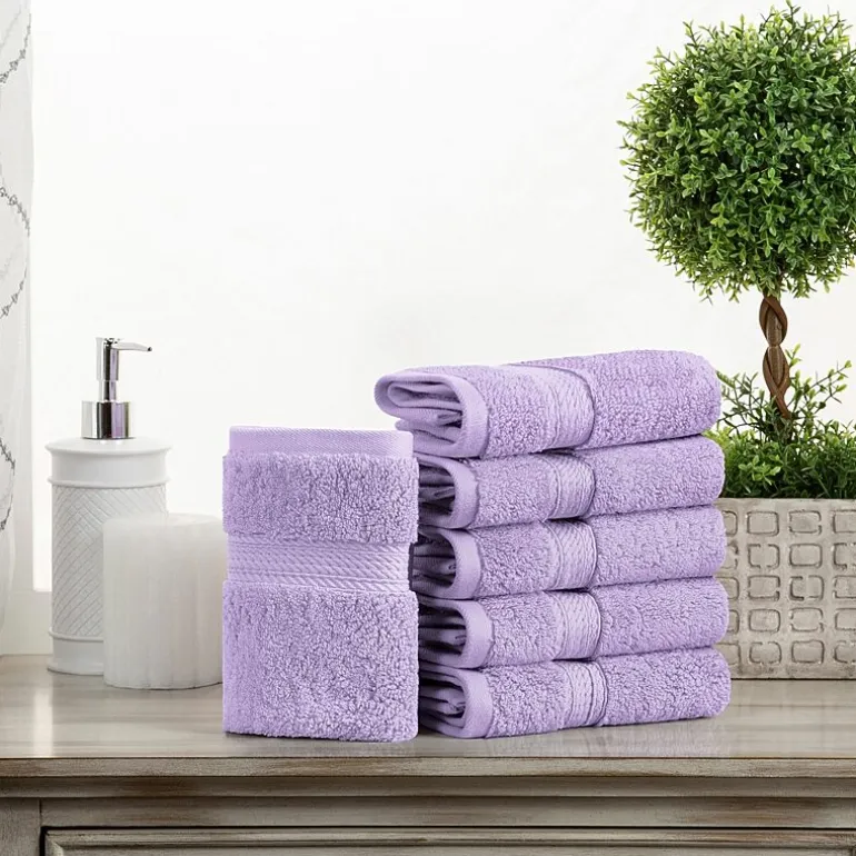 SUPERIOR® Madeline Collection | Plush Egyptian Cotton 6-pc. Quick Dry Washcloth