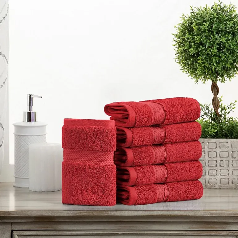 SUPERIOR® Madeline Collection | Plush Egyptian Cotton 6-pc. Quick Dry Washcloth
