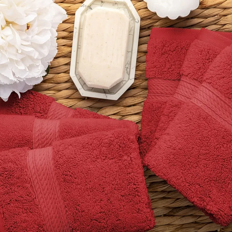 SUPERIOR® Madeline Collection | Plush Egyptian Cotton 6-pc. Quick Dry Washcloth